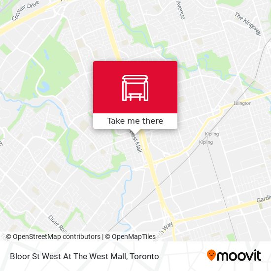 Bloor St West At The West Mall map