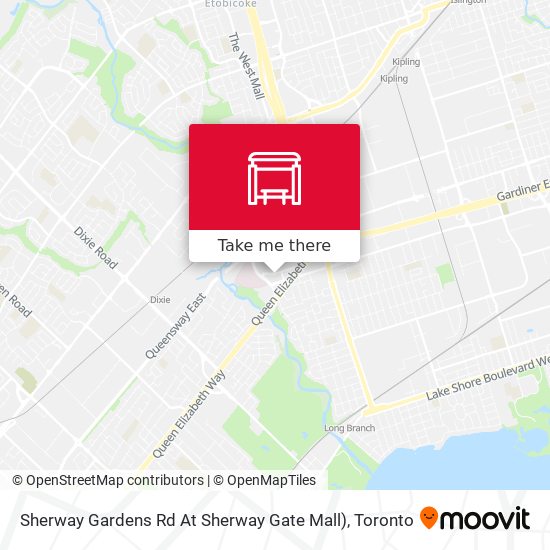 Sherway Gardens Rd At Sherway Gate Mall) map