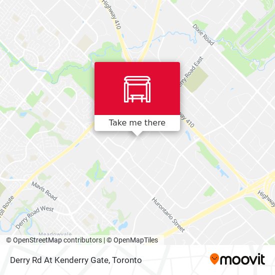 Derry Rd At Kenderry Gate map