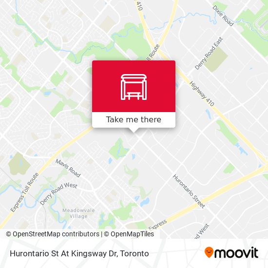 Hurontario St At Kingsway Dr map