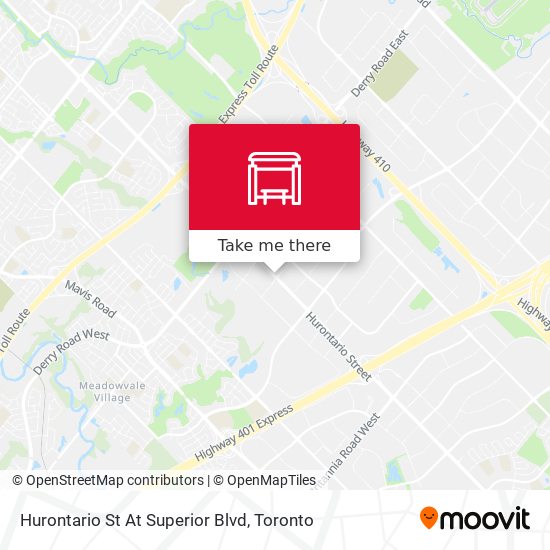 Hurontario St At Superior Blvd map