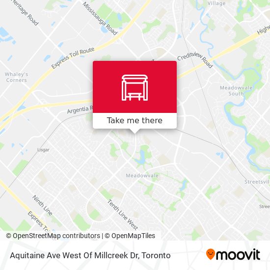 Aquitaine Ave West Of Millcreek Dr map