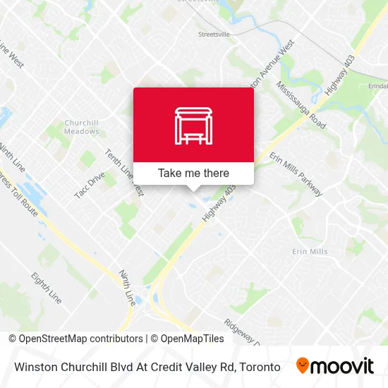 Winston Churchill Blvd At Credit Valley Rd map