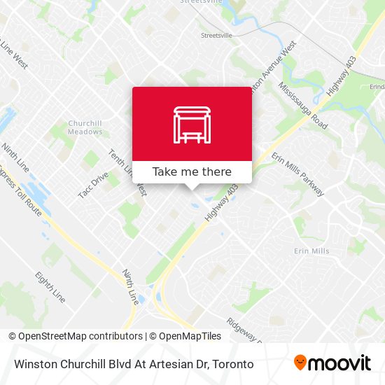 Winston Churchill Blvd At Artesian Dr map