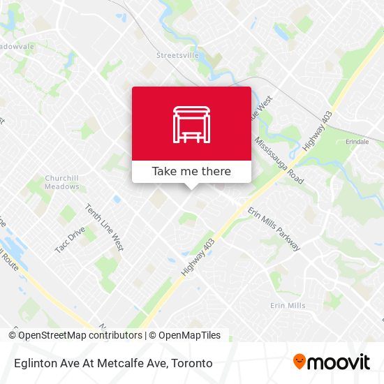 Eglinton Ave At Metcalfe Ave map