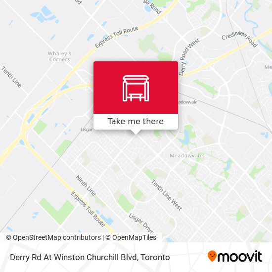 Derry Rd At Winston Churchill Blvd plan