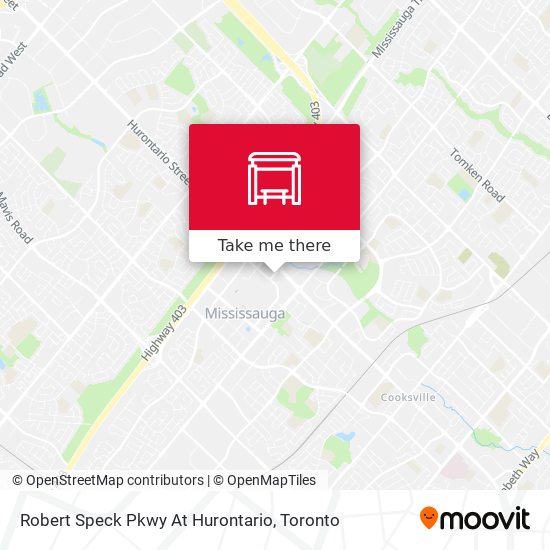 Robert Speck Pkwy At Hurontario map
