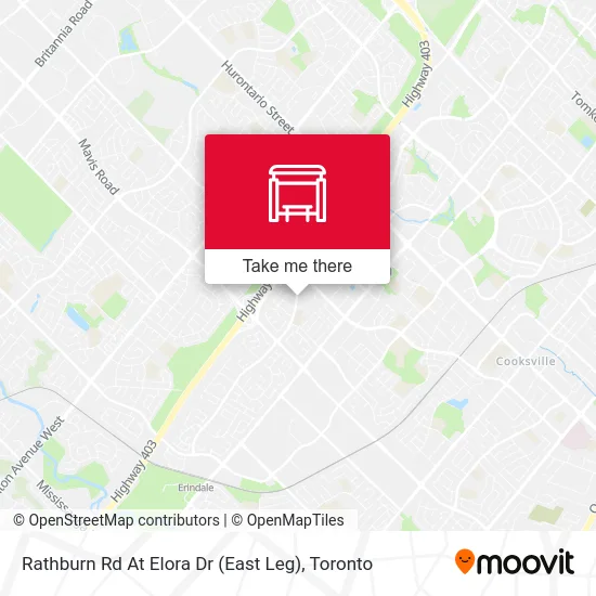 Rathburn Rd At Elora Dr (East Leg) map