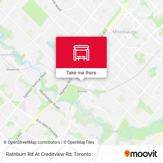 Rathburn Rd At Creditview Rd map