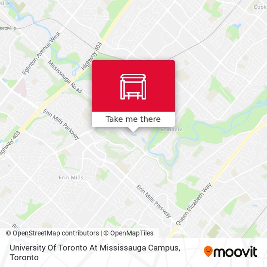 University Of Toronto At Mississauga Campus map