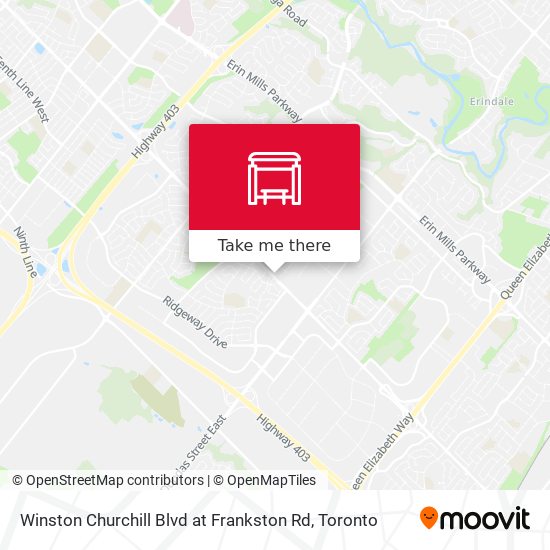 Winston Churchill Blvd at Frankston Rd plan
