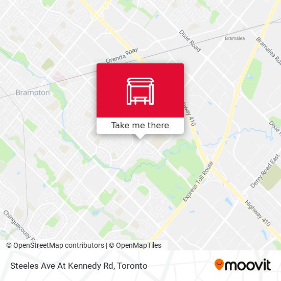 Steeles Ave At Kennedy Rd map