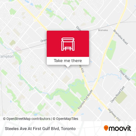 Steeles Ave At First Gulf Blvd map