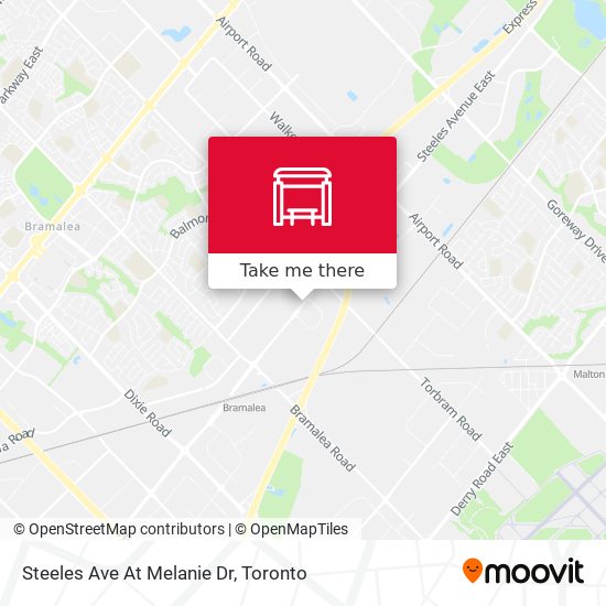 Steeles Ave At Melanie Dr plan