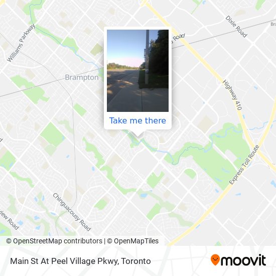 Main St At Peel Village Pkwy plan