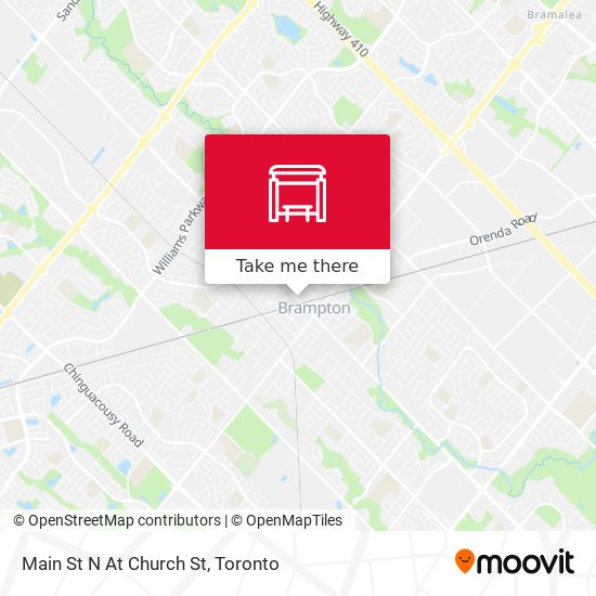 Main St N At Church St map