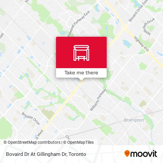 Bovaird Dr At Gillingham Dr map