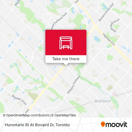 Hurontario St At Bovaird Dr map