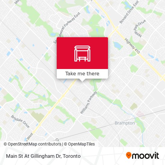 Main St At Gillingham Dr map