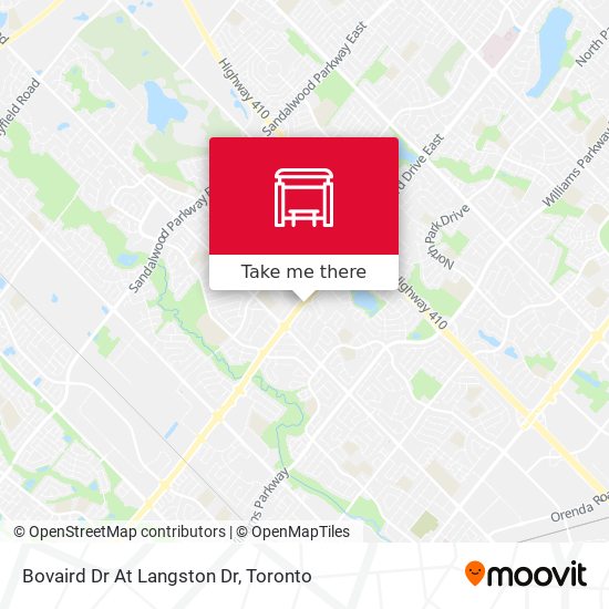 Bovaird Dr At Langston Dr map