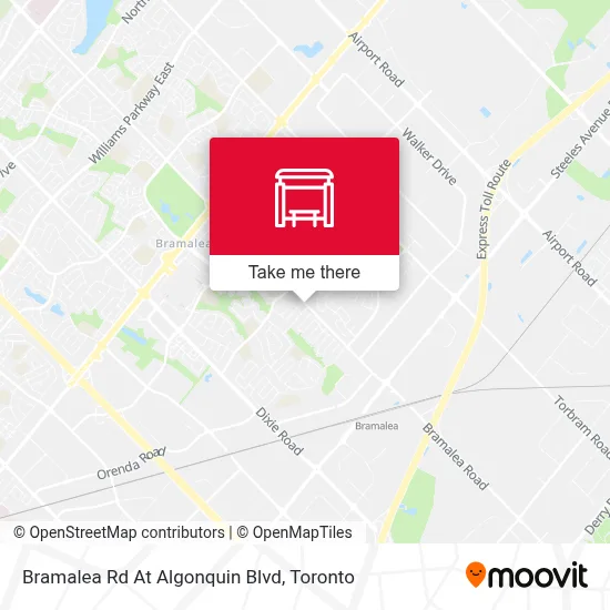 Bramalea Rd At Algonquin Blvd map
