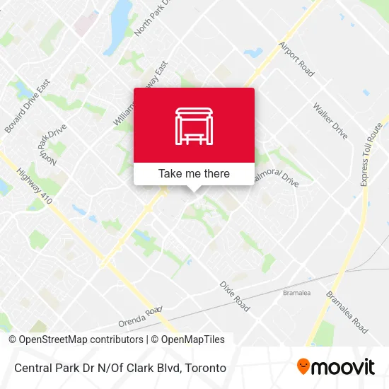 Central Park Dr N / Of Clark Blvd map