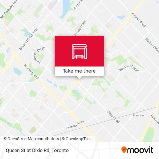 Queen St at Dixie Rd plan