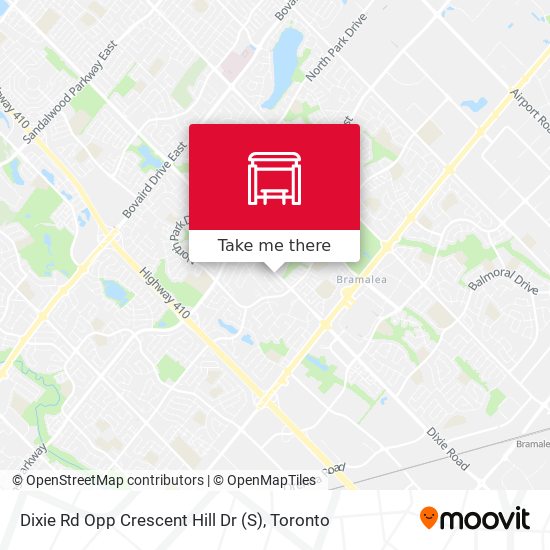 Dixie Rd Opp Crescent Hill Dr (S) map