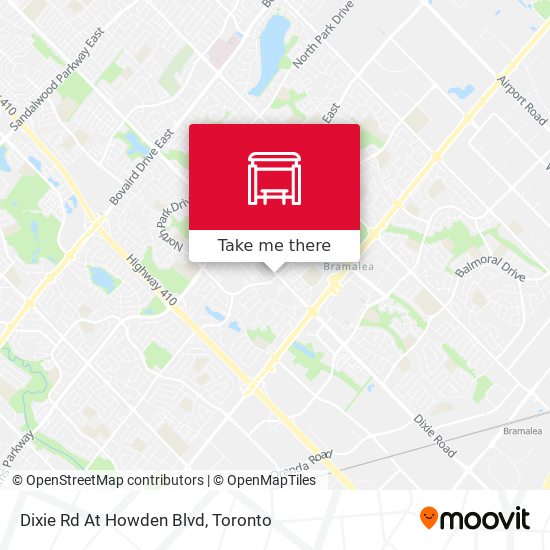 Dixie Rd At Howden Blvd map