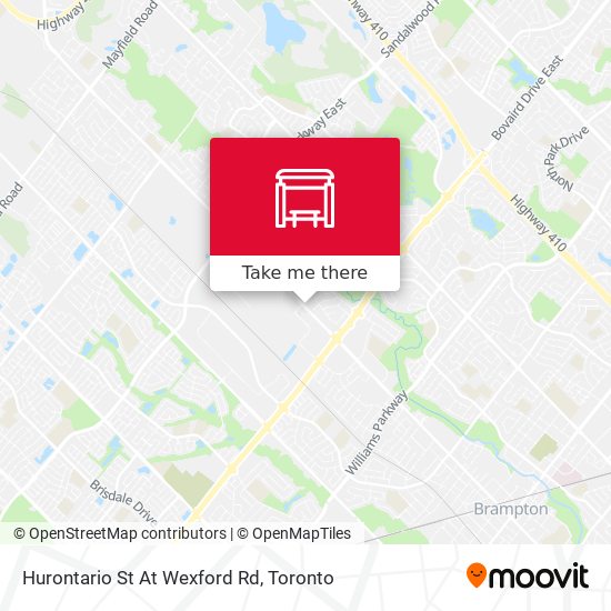 Hurontario St At Wexford Rd plan