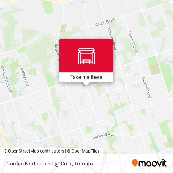 Garden Northbound @ Cork map
