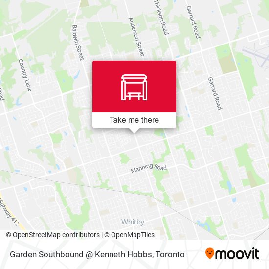 Garden Southbound @ Kenneth Hobbs map