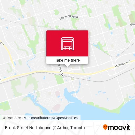 Brock Street Northbound @ Arthur plan