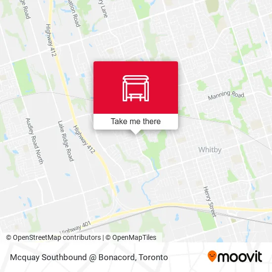 Mcquay Southbound @ Bonacord map