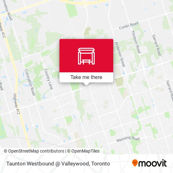 Taunton Westbound @ Valleywood plan