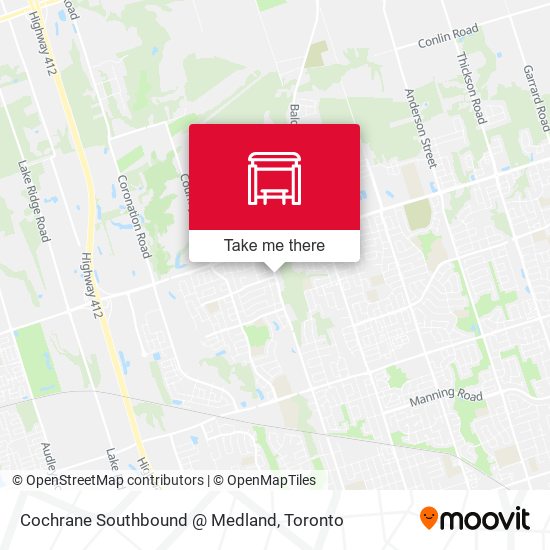 Cochrane Southbound @ Medland map