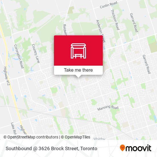 Southbound @ 3626 Brock Street plan