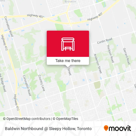 Baldwin Northbound @ Sleepy Hollow map