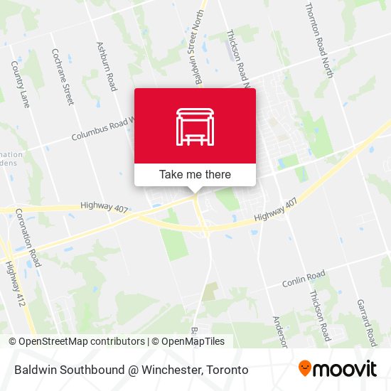 Baldwin Southbound @ Winchester plan