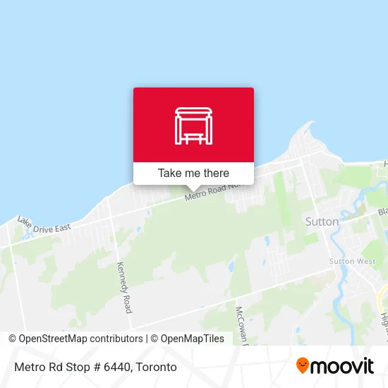 Metro Rd Stop # 6440 map