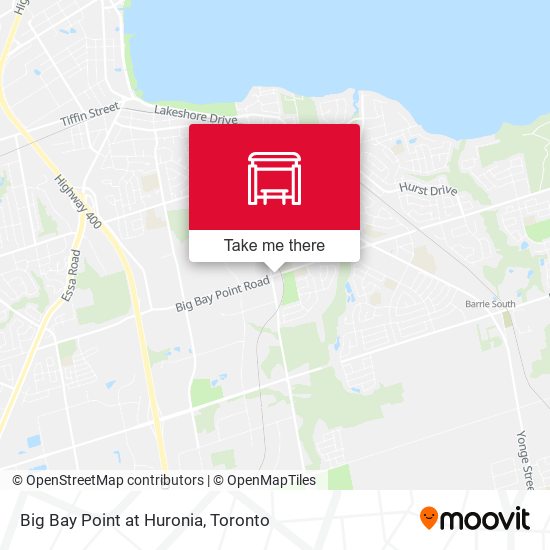 Big Bay Point at Huronia map