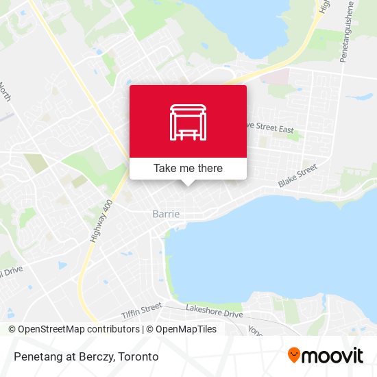 Penetang at Berczy map