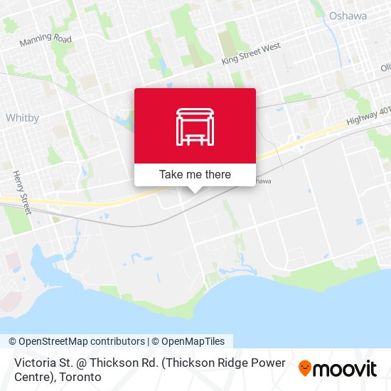 Victoria St. @ Thickson Rd. (Thickson Ridge Power Centre) map