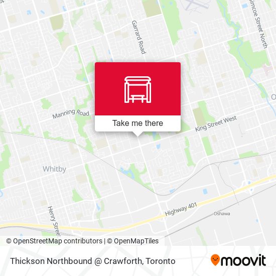 Thickson Northbound @ Crawforth plan