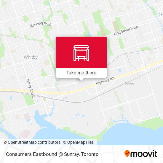 Consumers Eastbound @ Sunray map