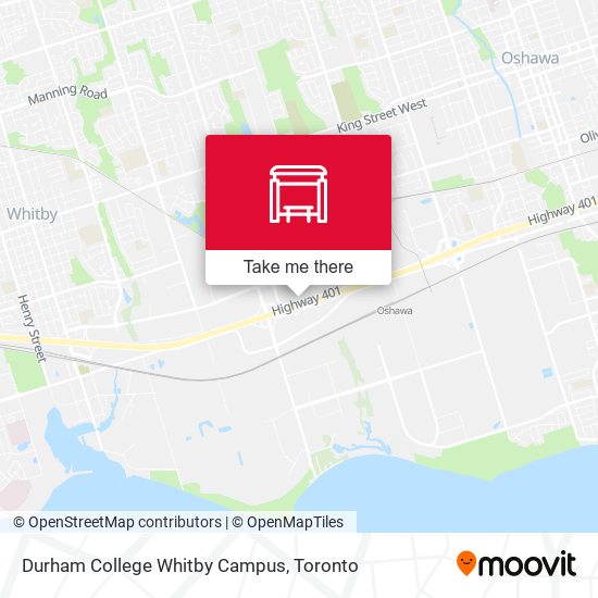 Durham College Whitby Campus map
