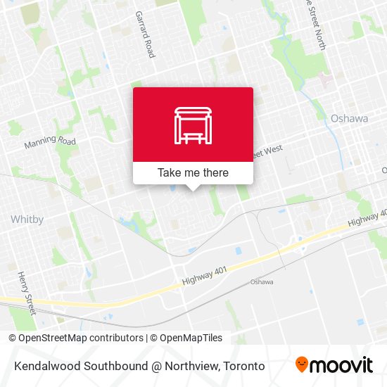 Kendalwood Southbound @ Northview map