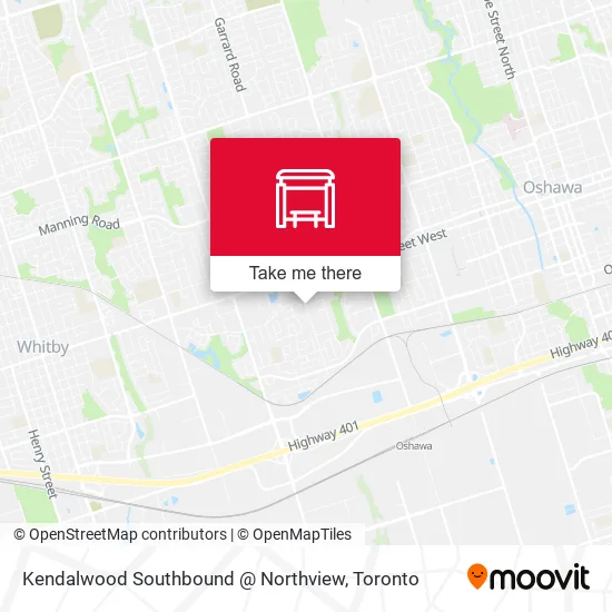 Kendalwood Southbound @ Northview map
