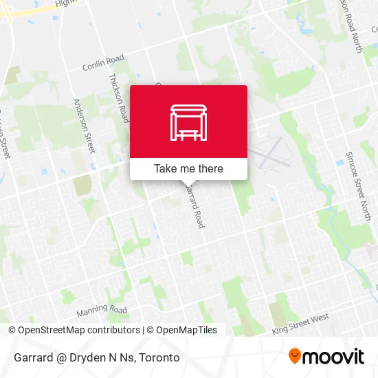 Garrard @ Dryden N Ns map