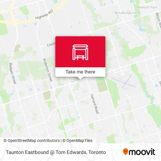 Taunton Eastbound @ Tom Edwards map